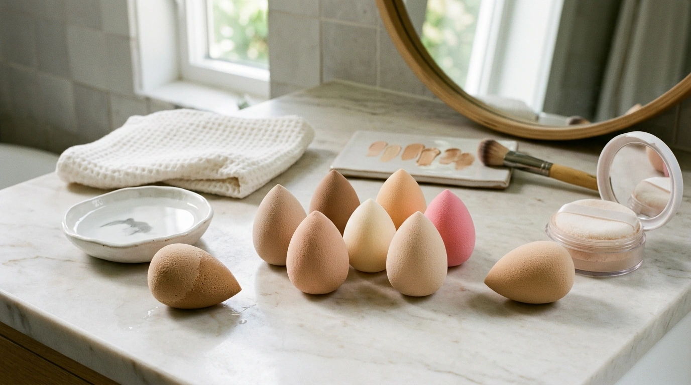 10 Teardrop Makeup Sponges: Dual-Use, Skin-Friendly