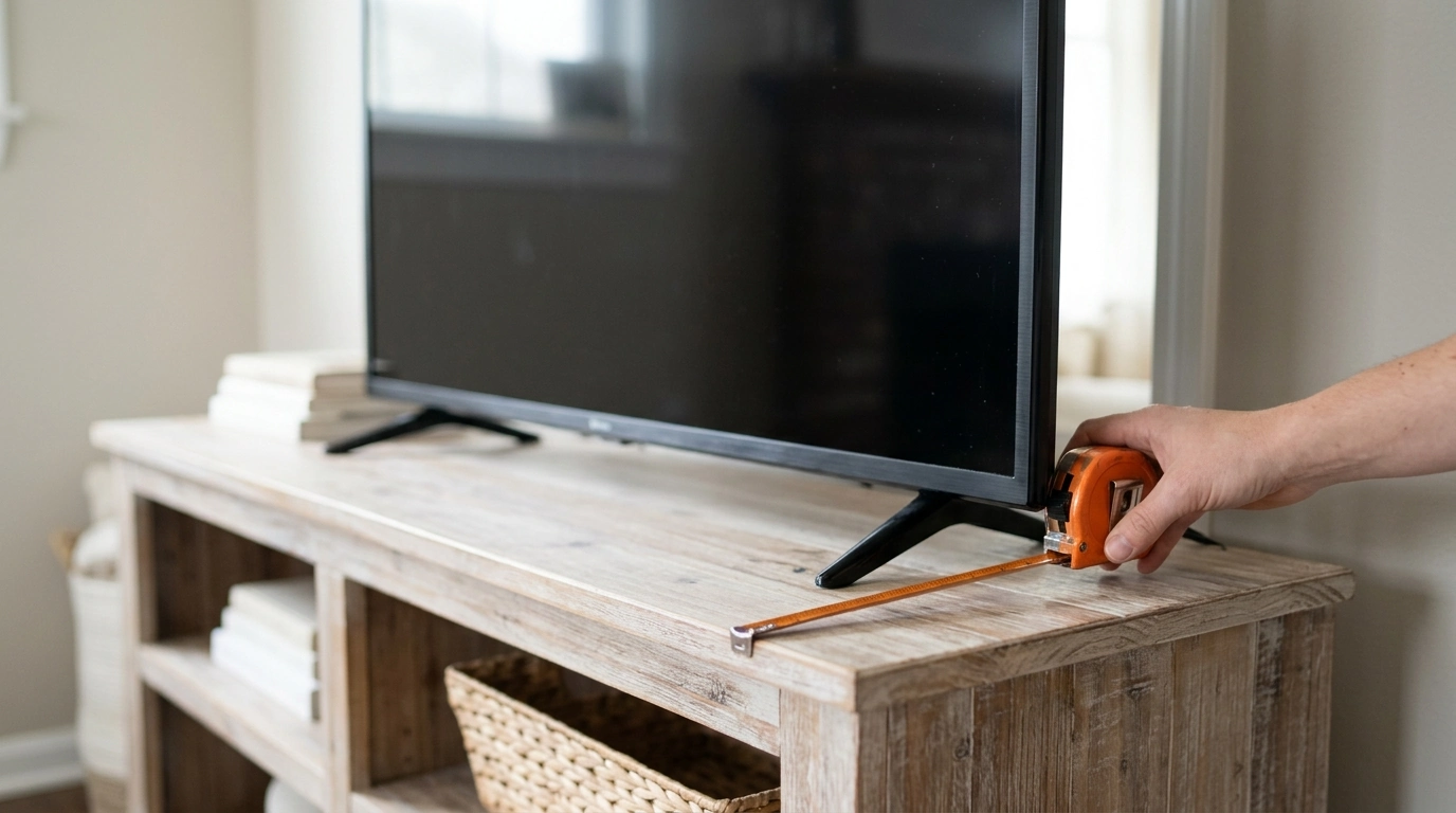 Farmhouse TV Stand Sizing: Choose the Right TV Fit